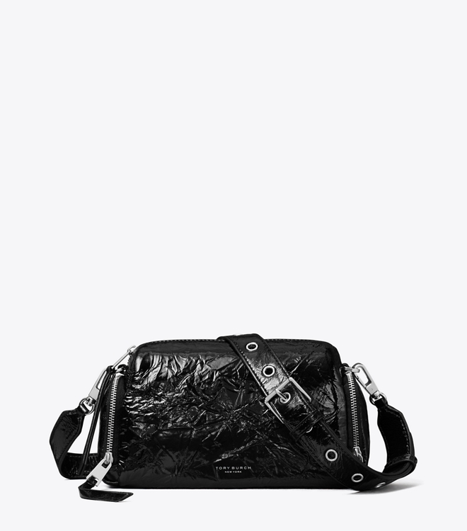 Perry Patent Voyager Crossbody Bag