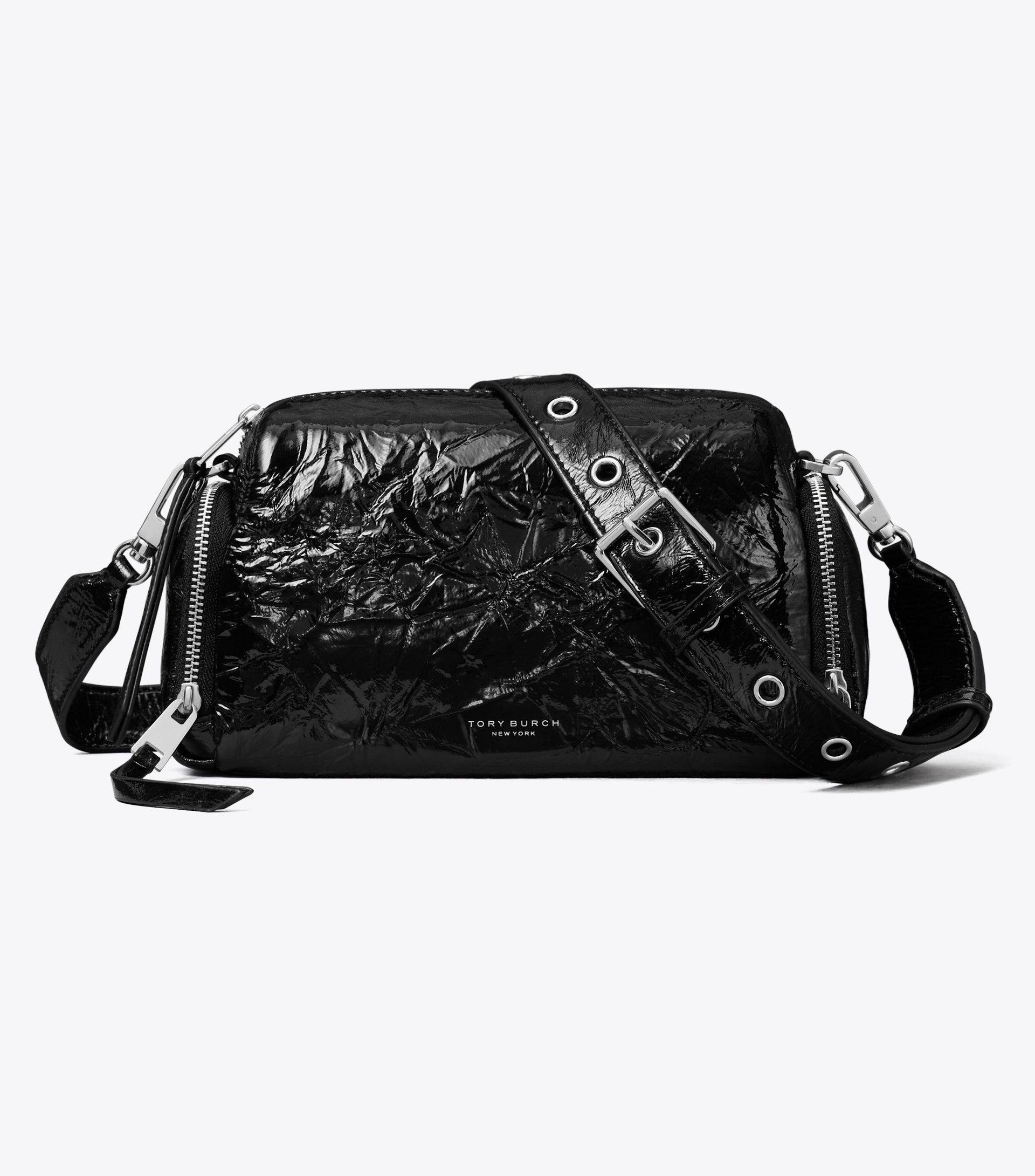 Perry Patent Voyager Crossbody Bag image number 0