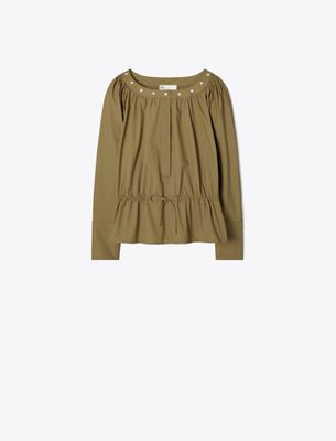  Cinched Cotton Top