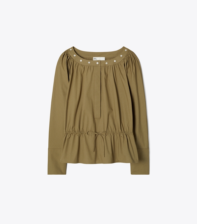 Cinched Cotton Top