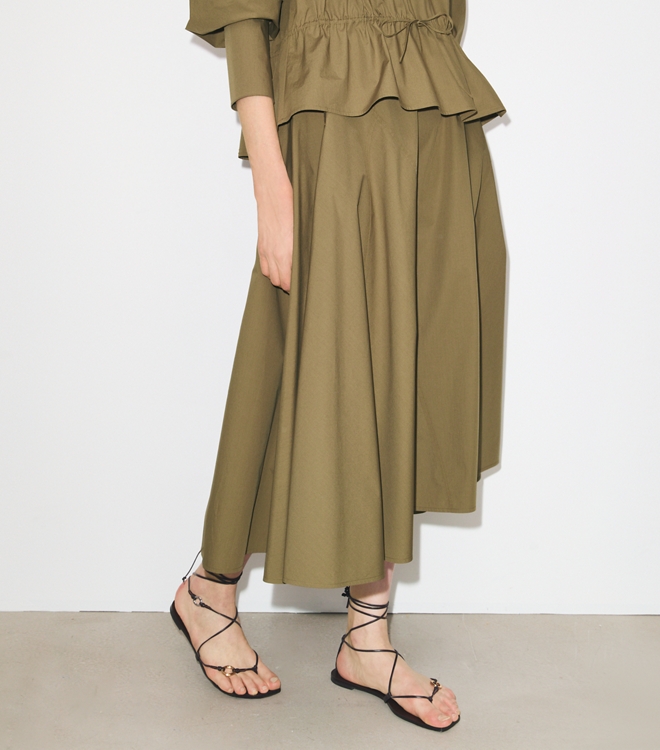 Cotton Poplin Skirt