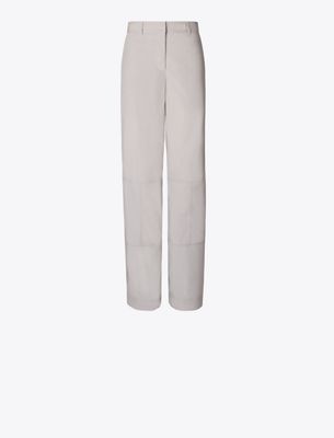  Wide-Leg Cotton Pant
