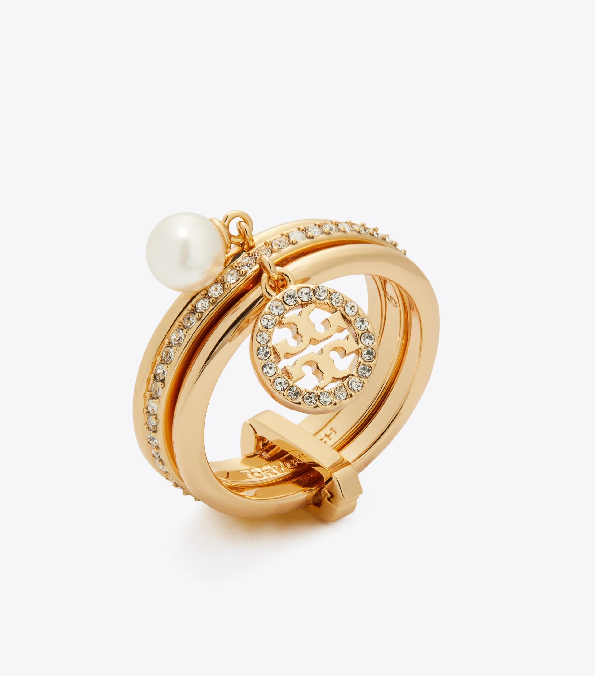 Icon Pav&eacute; Charm Ring image number 0