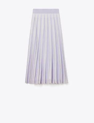  Pleated Cotton Skirt
