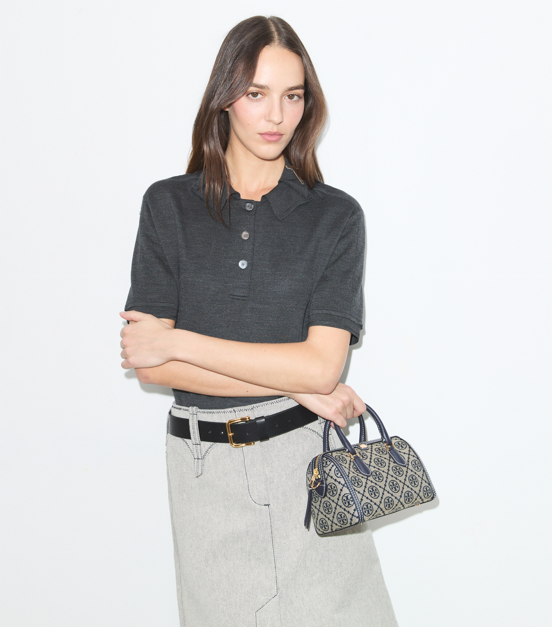 T Monogram Petite Barrel Bag image number 2