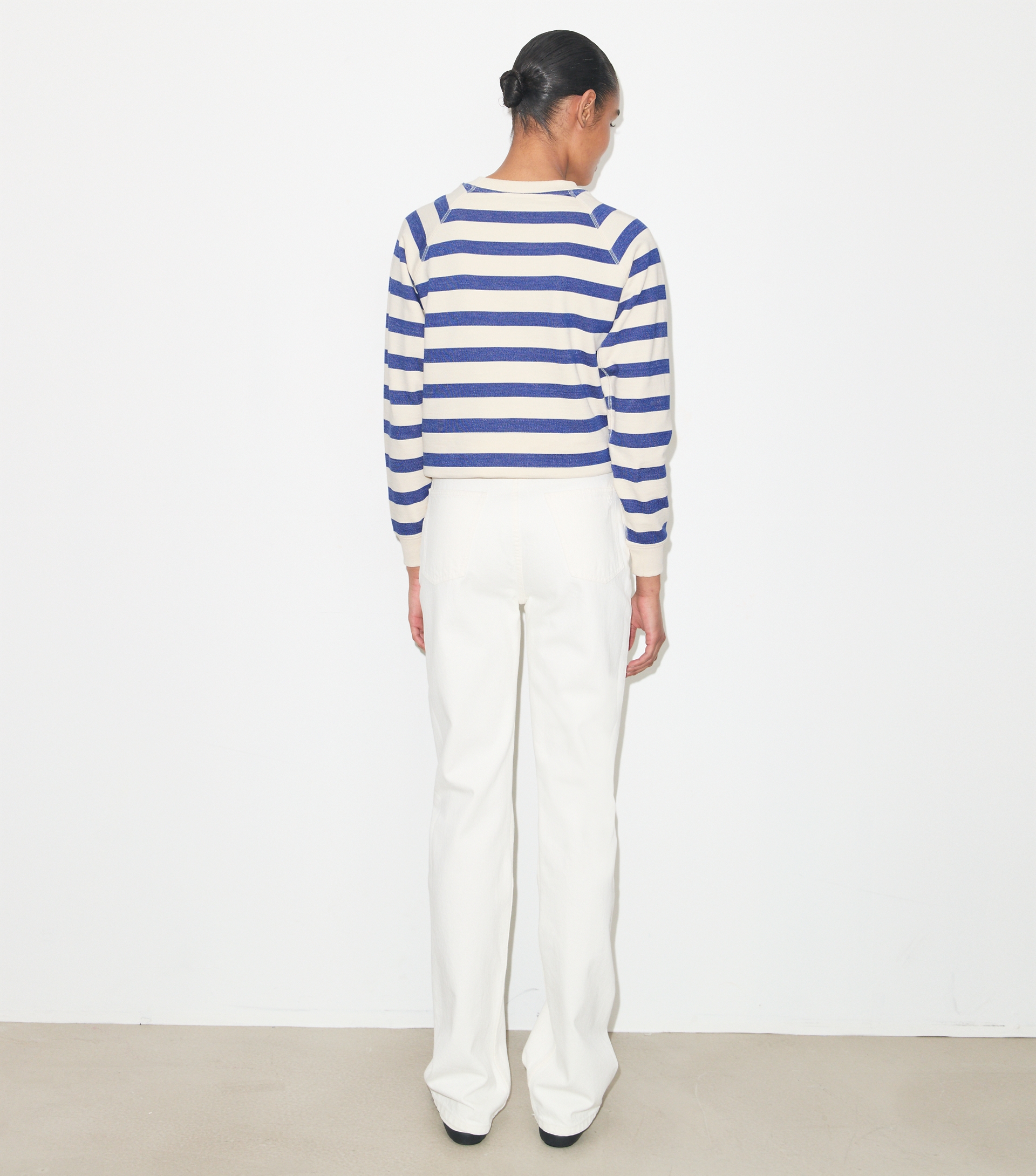 Striped Cotton Sweatshirt image number 2