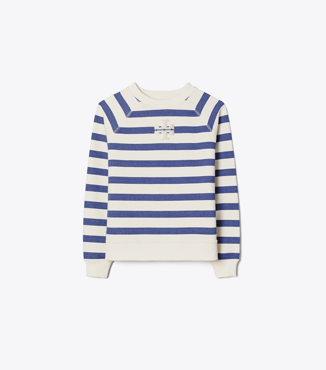 Striped Cotton Sweatshirt