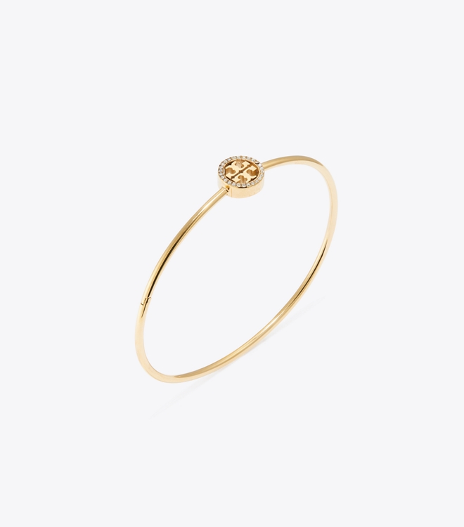 Icon Pav&eacute; Hinged Bracelet
