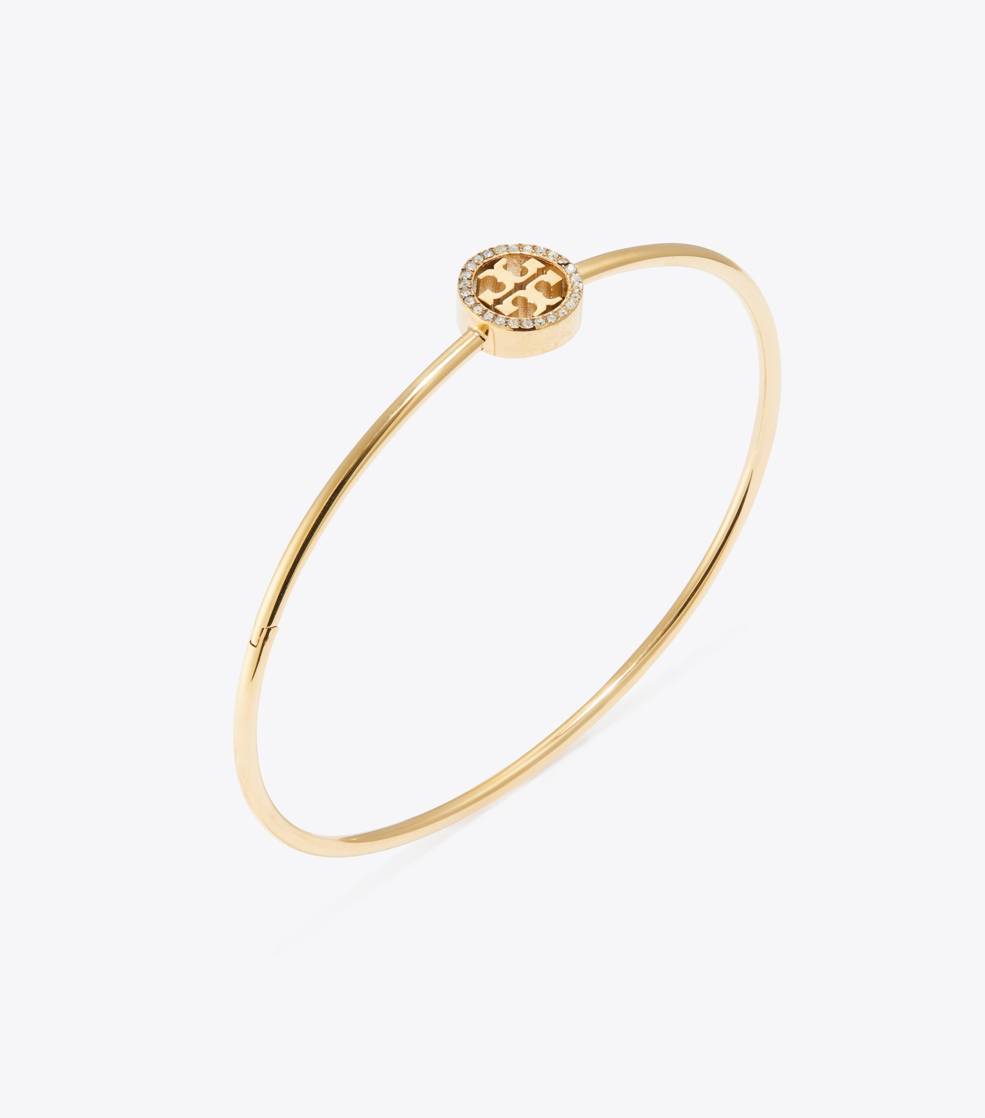 Icon Pav&eacute; Hinged Bracelet image number 1