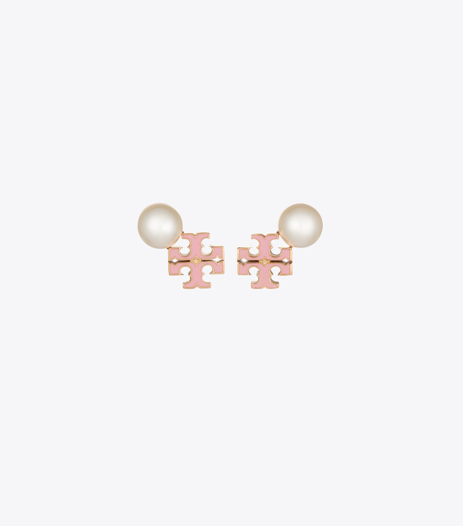 Moondance Logo and Pearl Stud Earrings image number 0