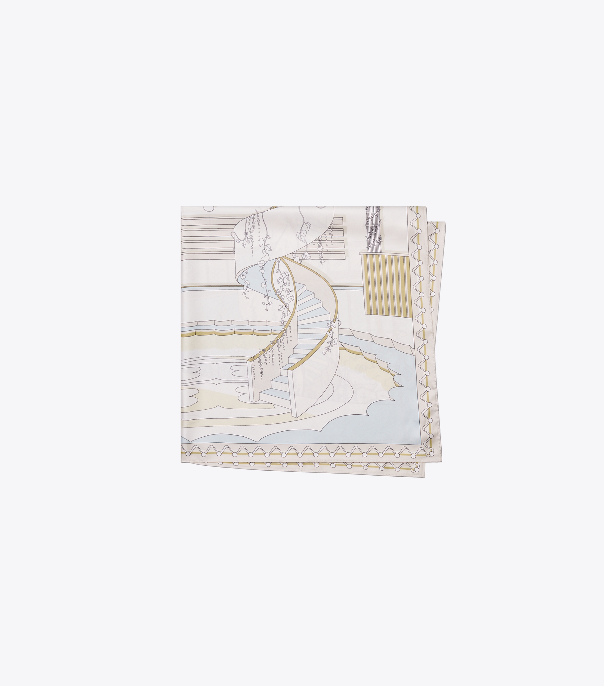 The Pool Silk Square Scarf image number 2