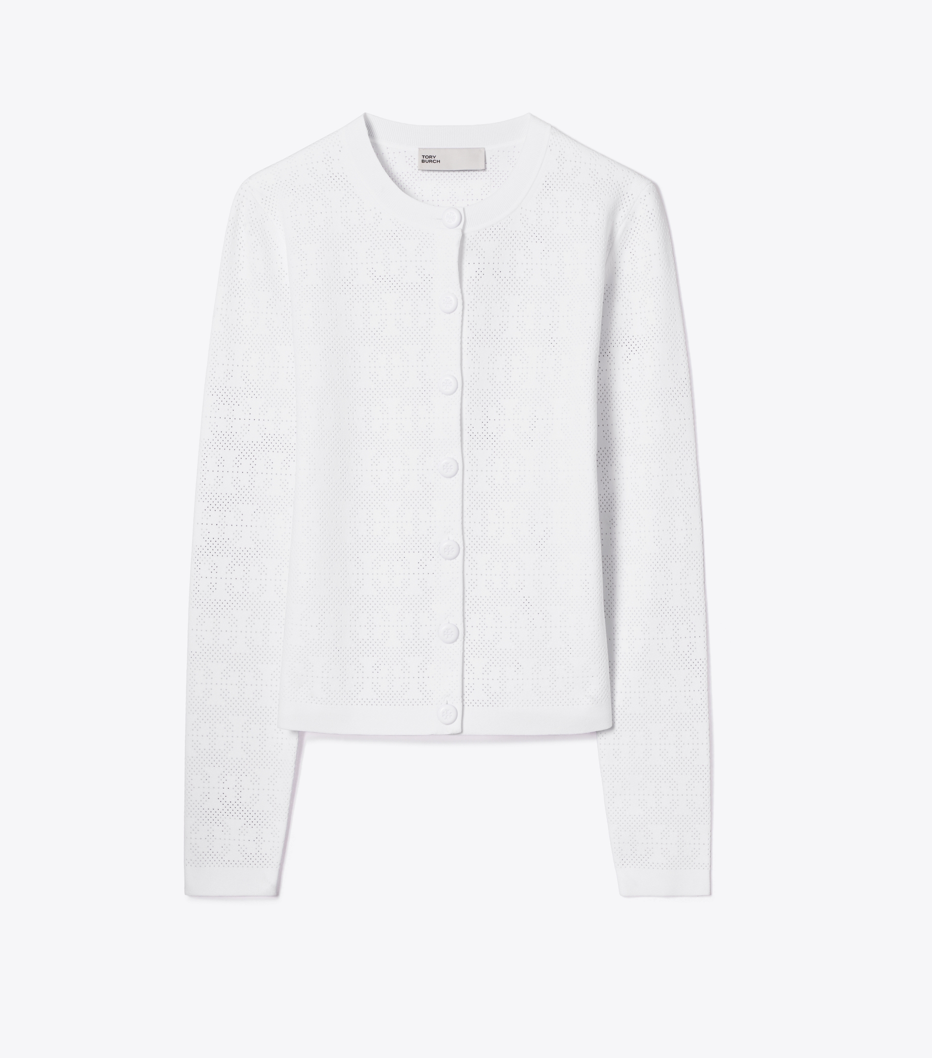 Pointelle Viscose Cardigan image number 0