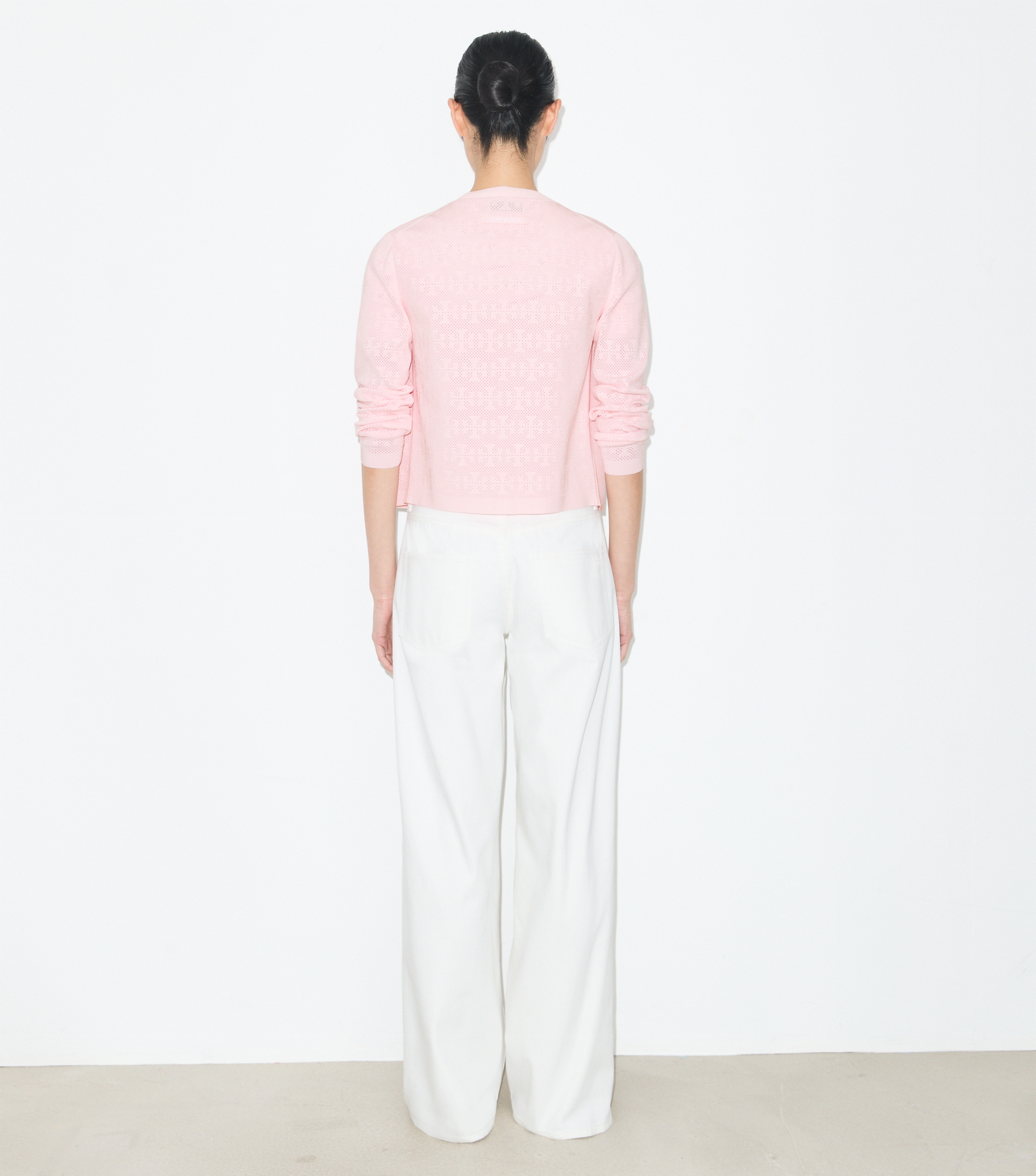 Pointelle Viscose Cardigan image number 2