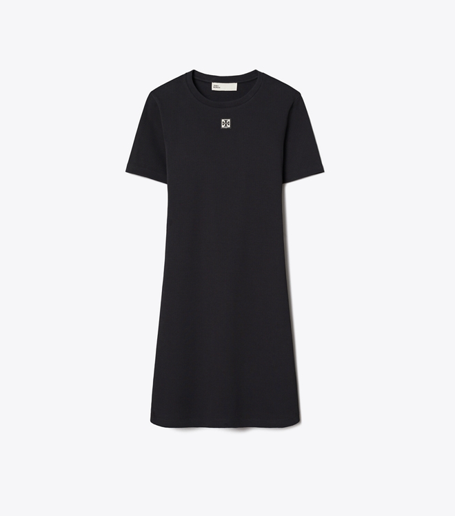 Ribbed Cotton T-Shirt Dress