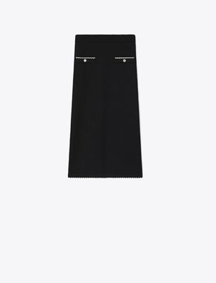  Wool Scalloped Skirt