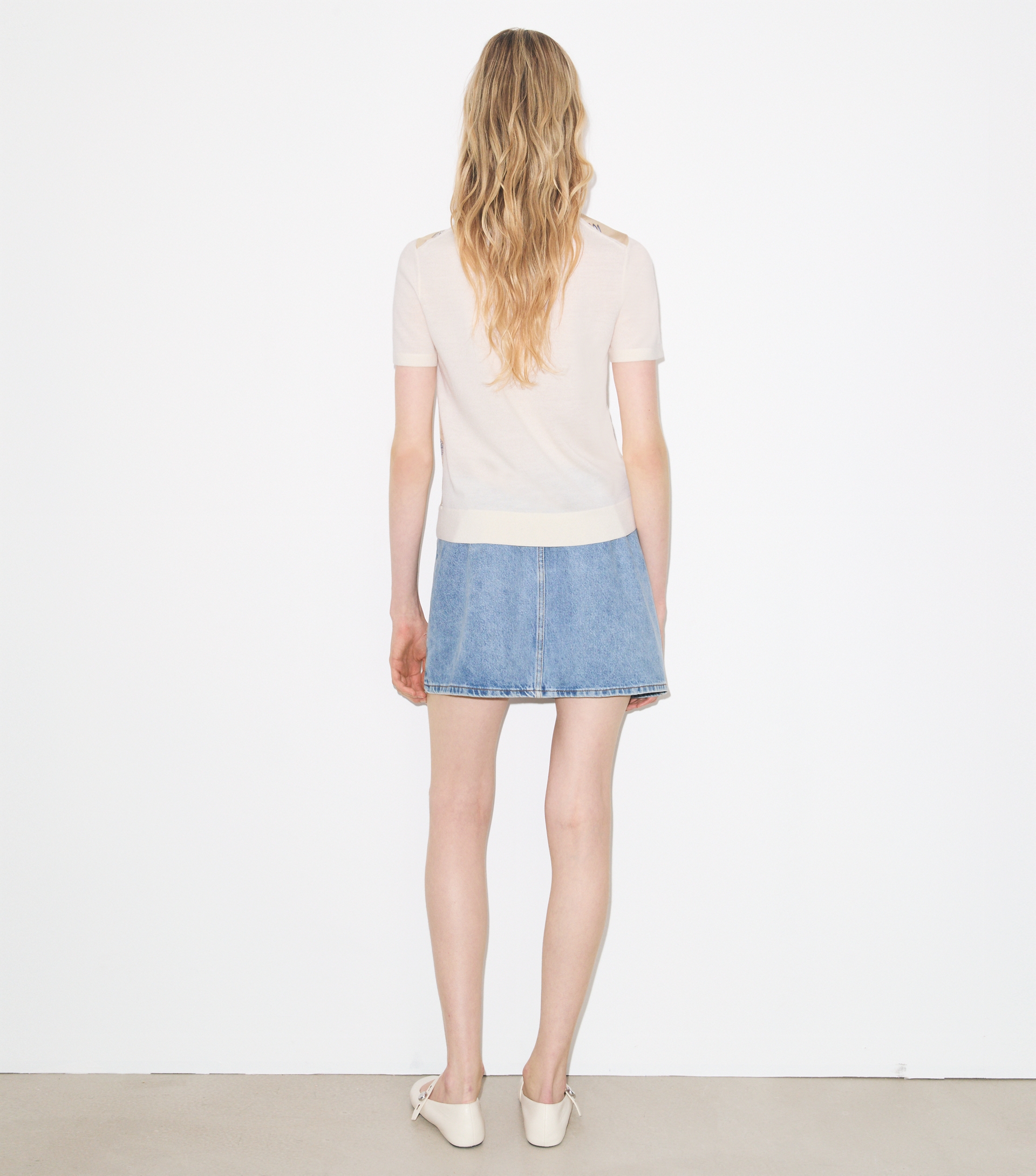 Silk-Front Wool Top image number 2