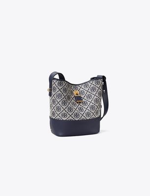  Medium T Monogram Lock Slim Bucket Bag