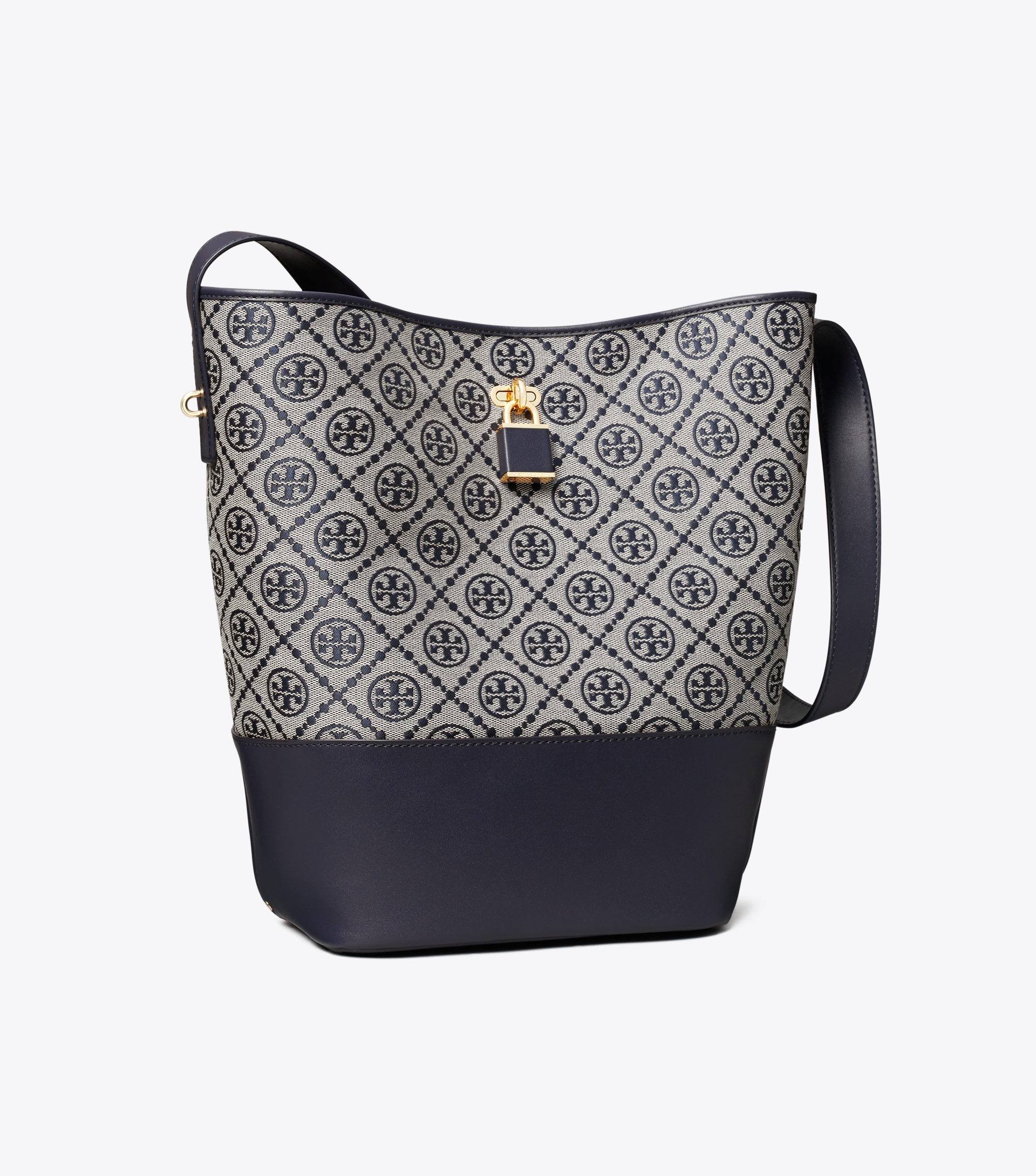 T Monogram Lock Slim Bucket Bag image number 2