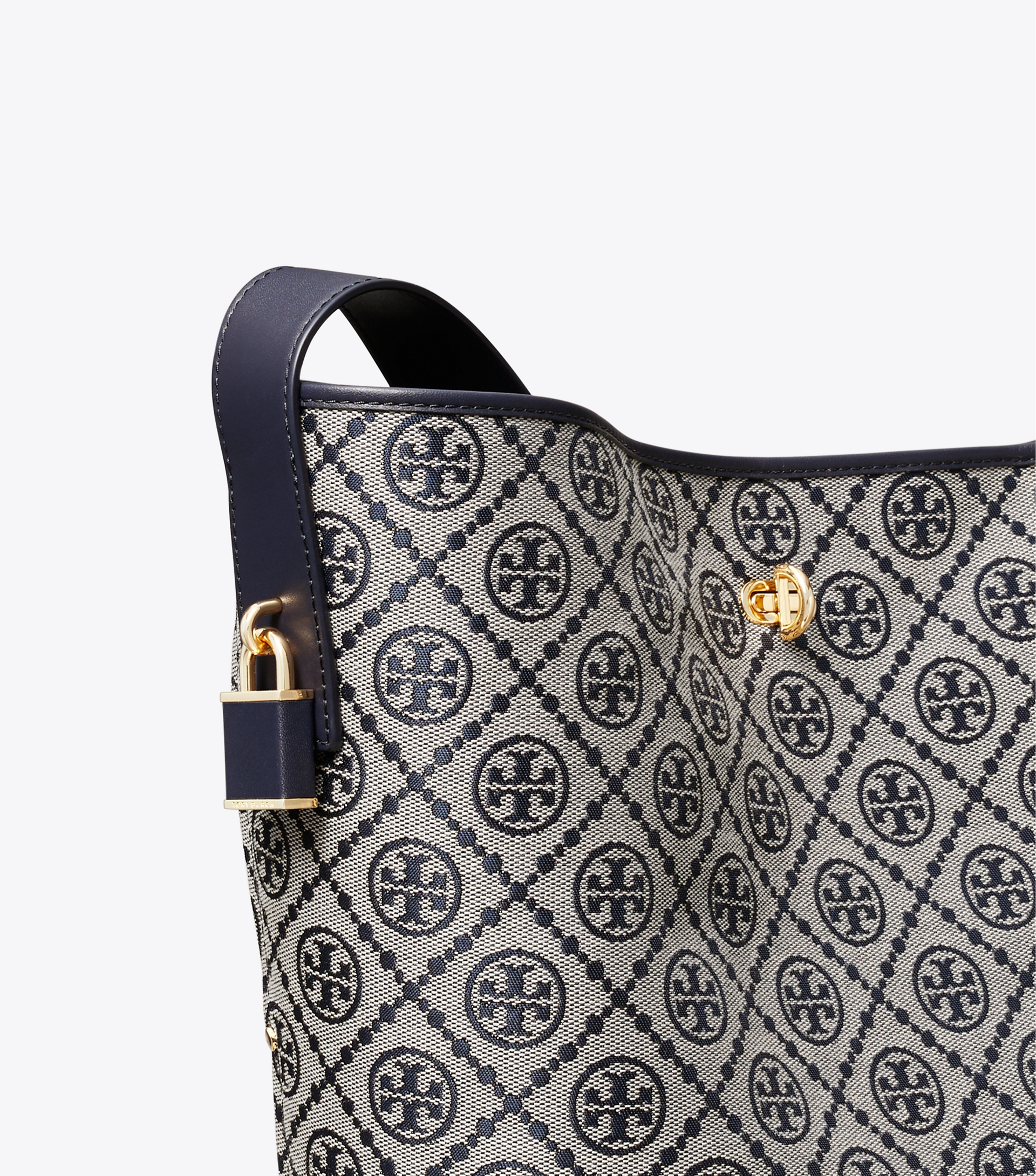 T Monogram Lock Slim Bucket Bag image number 3