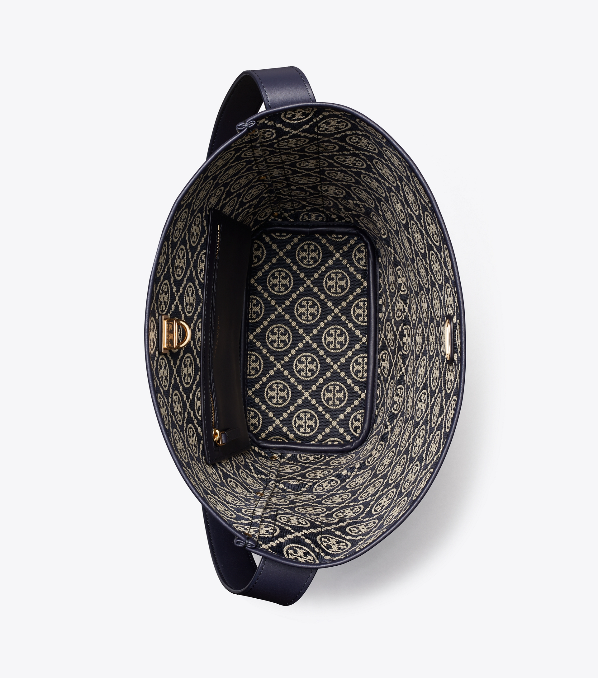 T Monogram Lock Slim Bucket Bag image number 4
