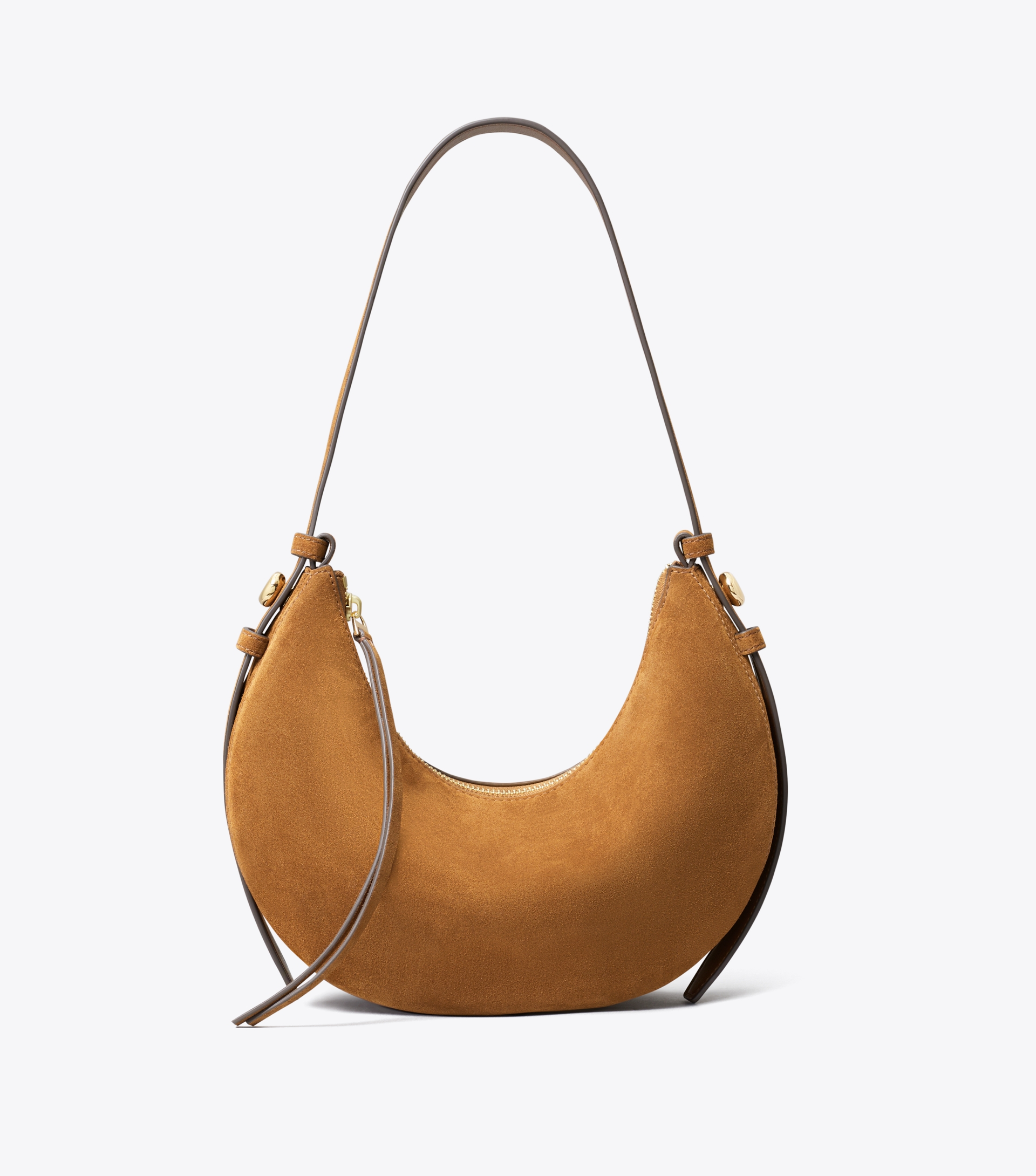 Romy Suede Half Moon Bag image number 0