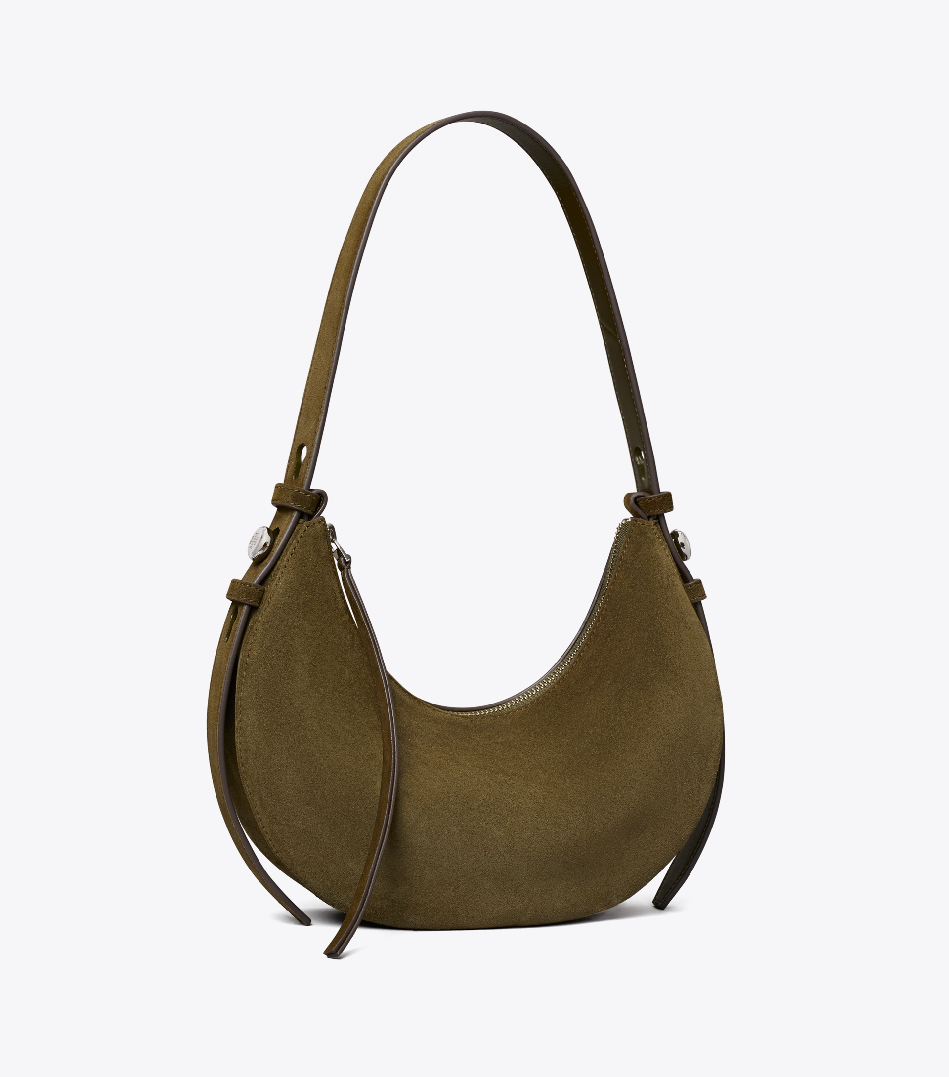 Romy Suede Half Moon Bag image number 3