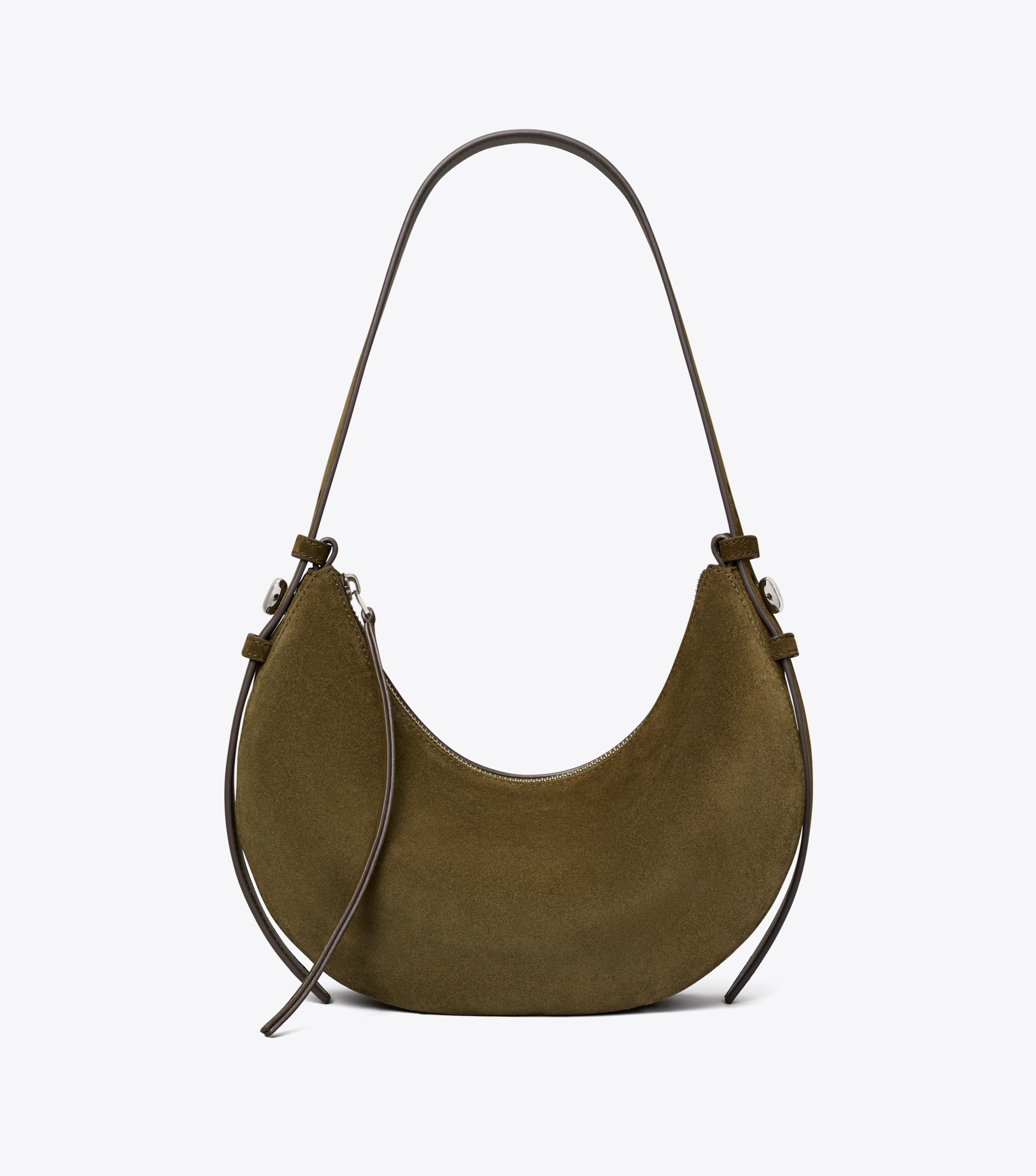 Romy Suede Half Moon Bag image number 0