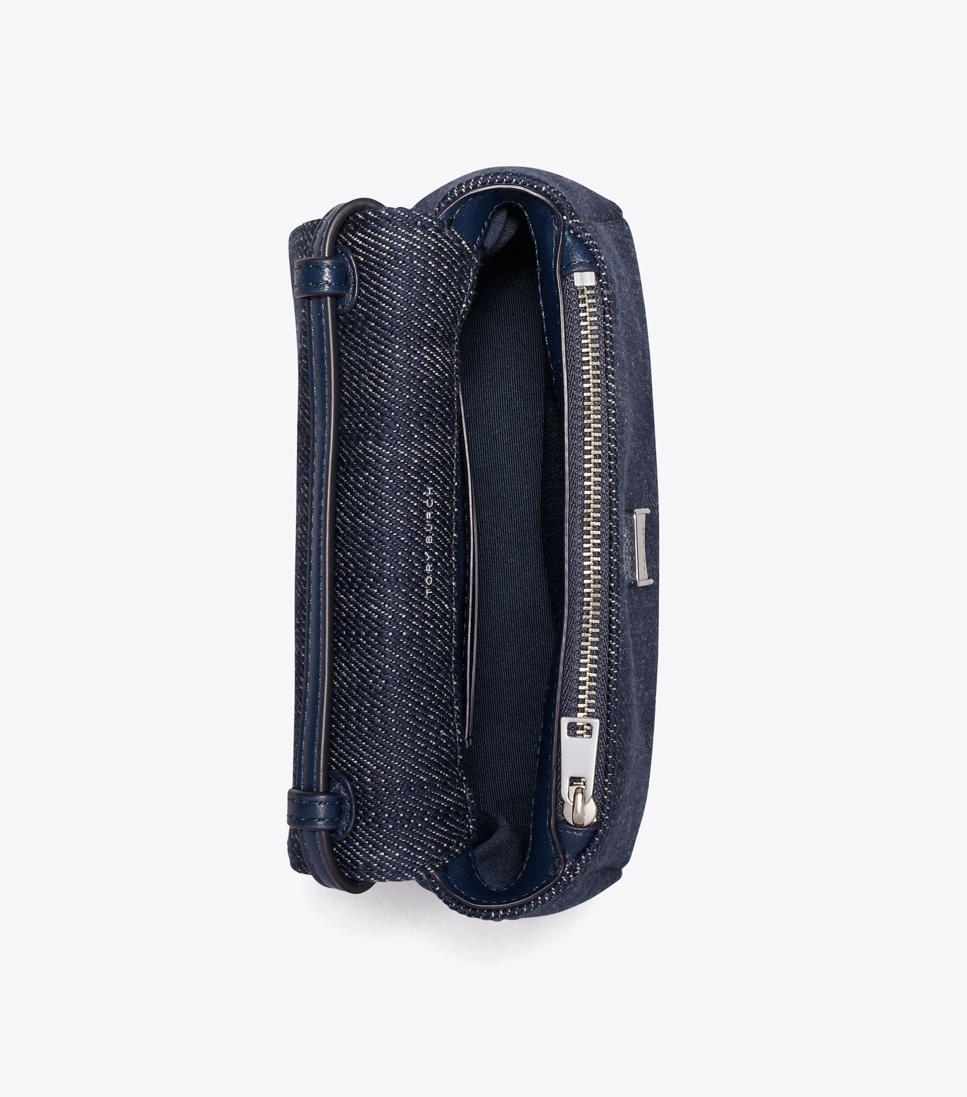 Mini Charlie Denim Top-Handle Crossbody image number 3