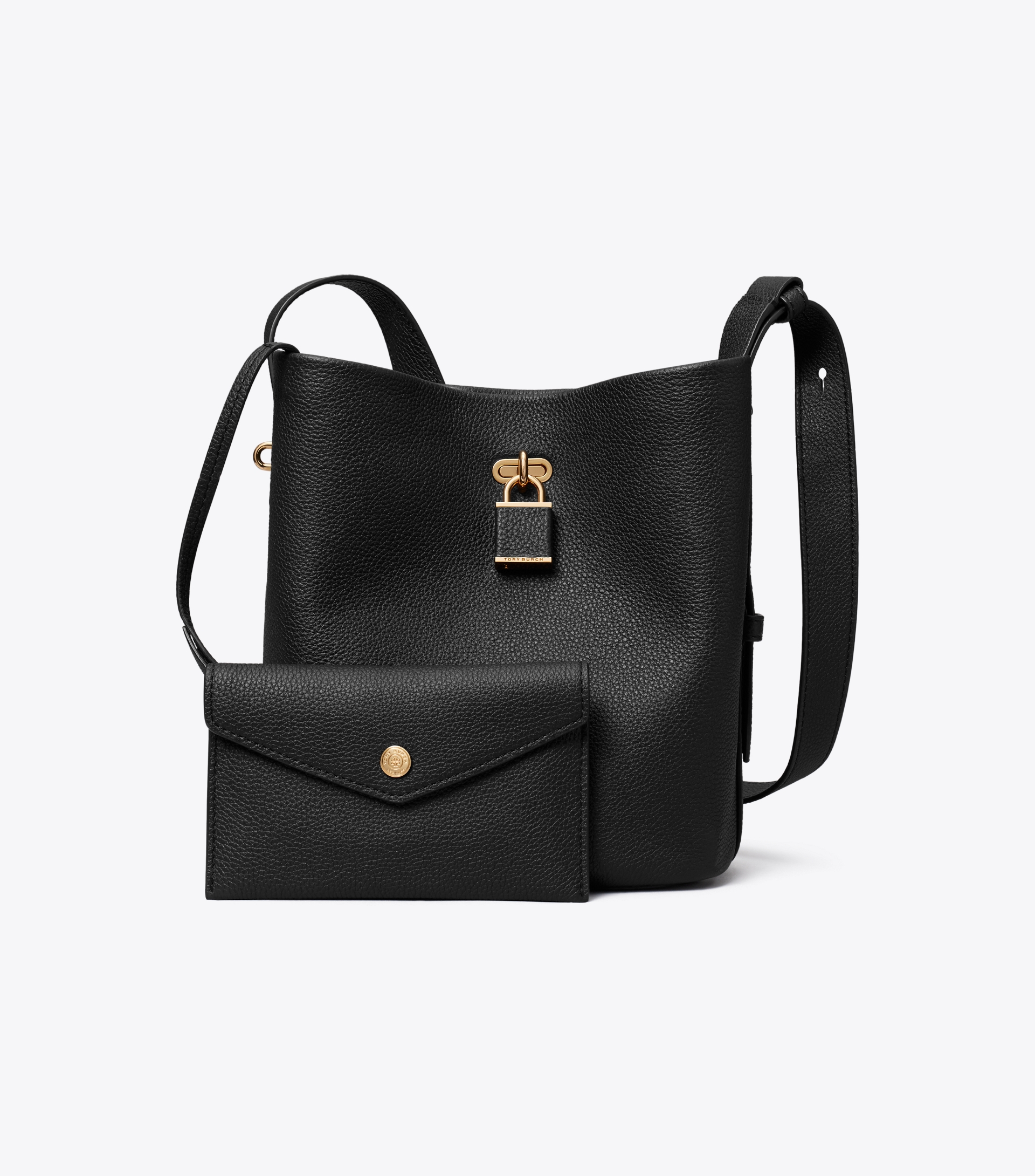 Medium Lock Slim Bucket Bag image number 6