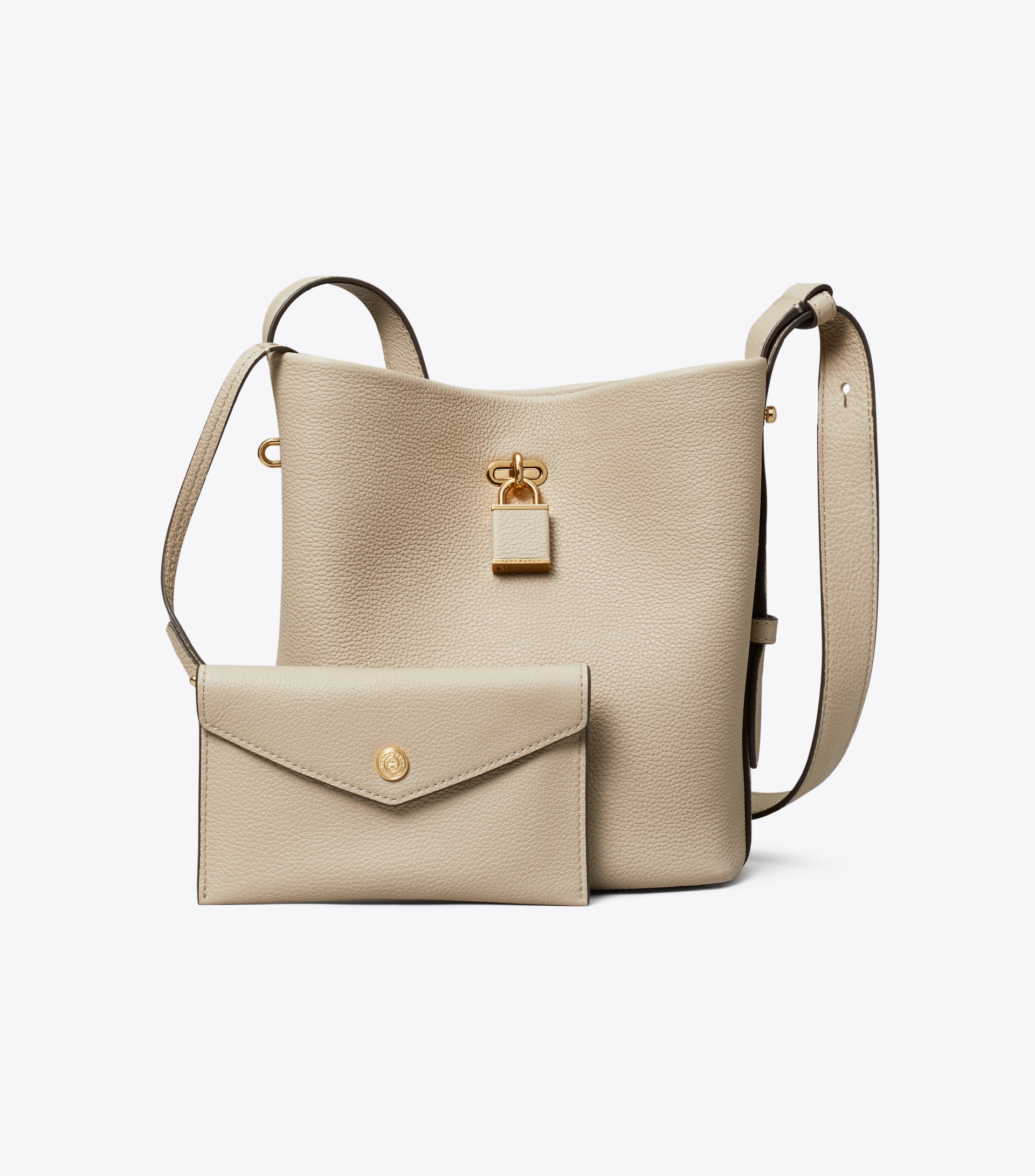 Medium Lock Slim Bucket Bag image number 6