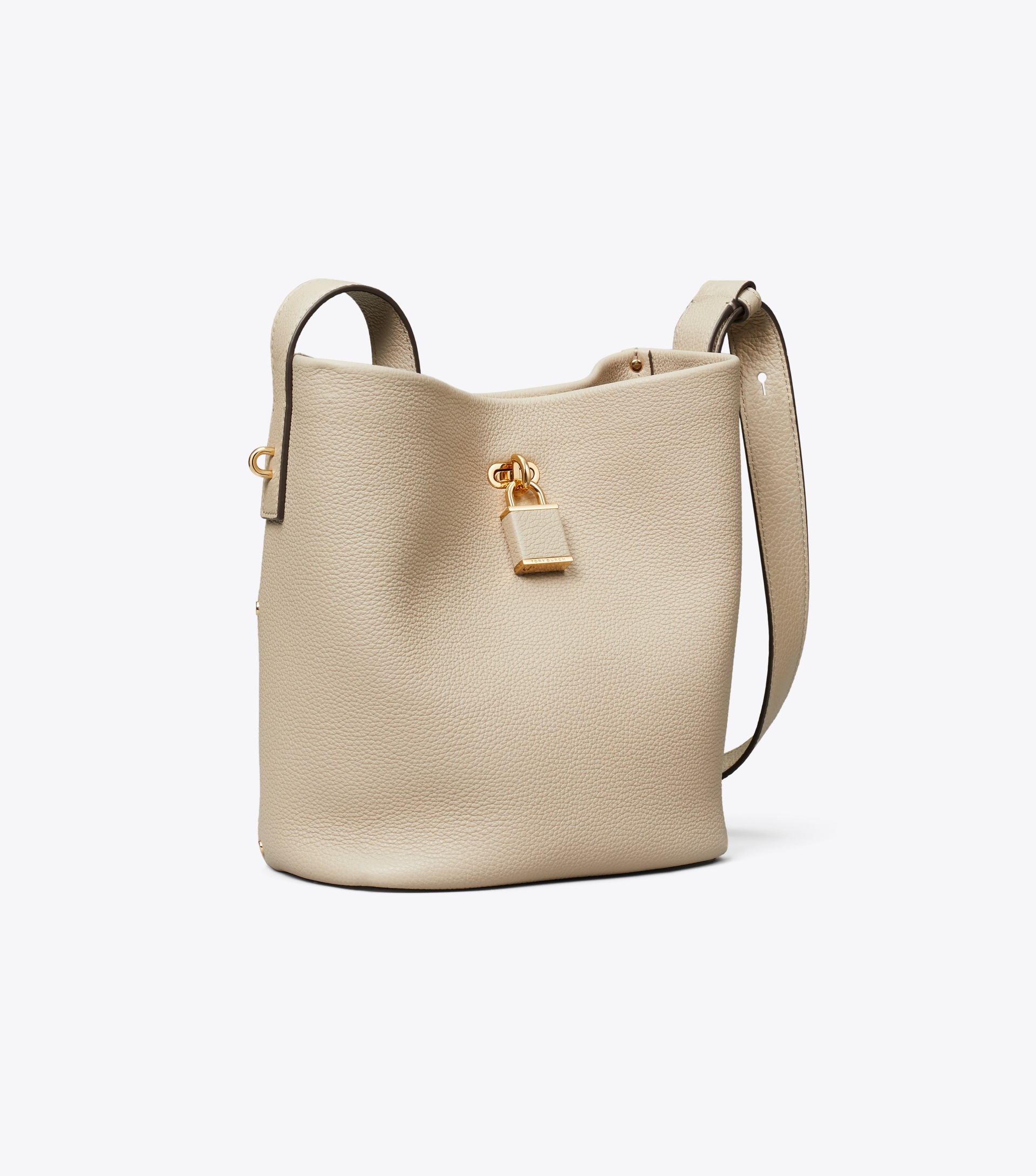 Medium Lock Slim Bucket Bag image number 3
