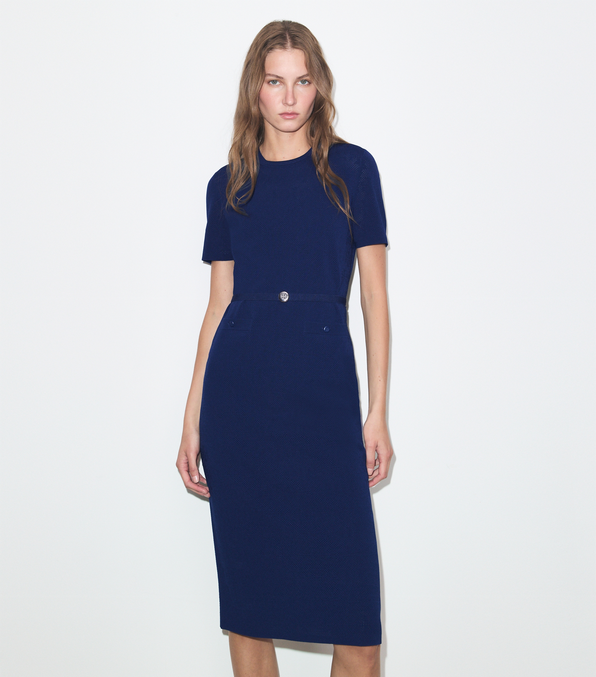 Viscose Pointelle Dress image number 3