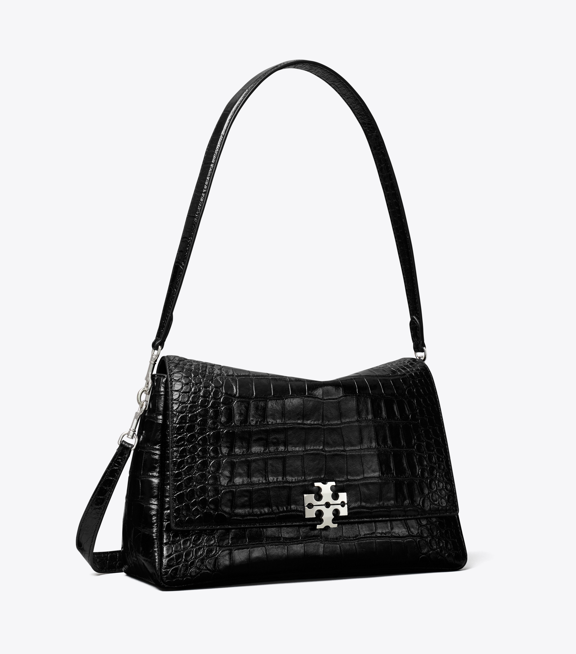 Charlie Croc-Embossed Shoulder Bag image number 3