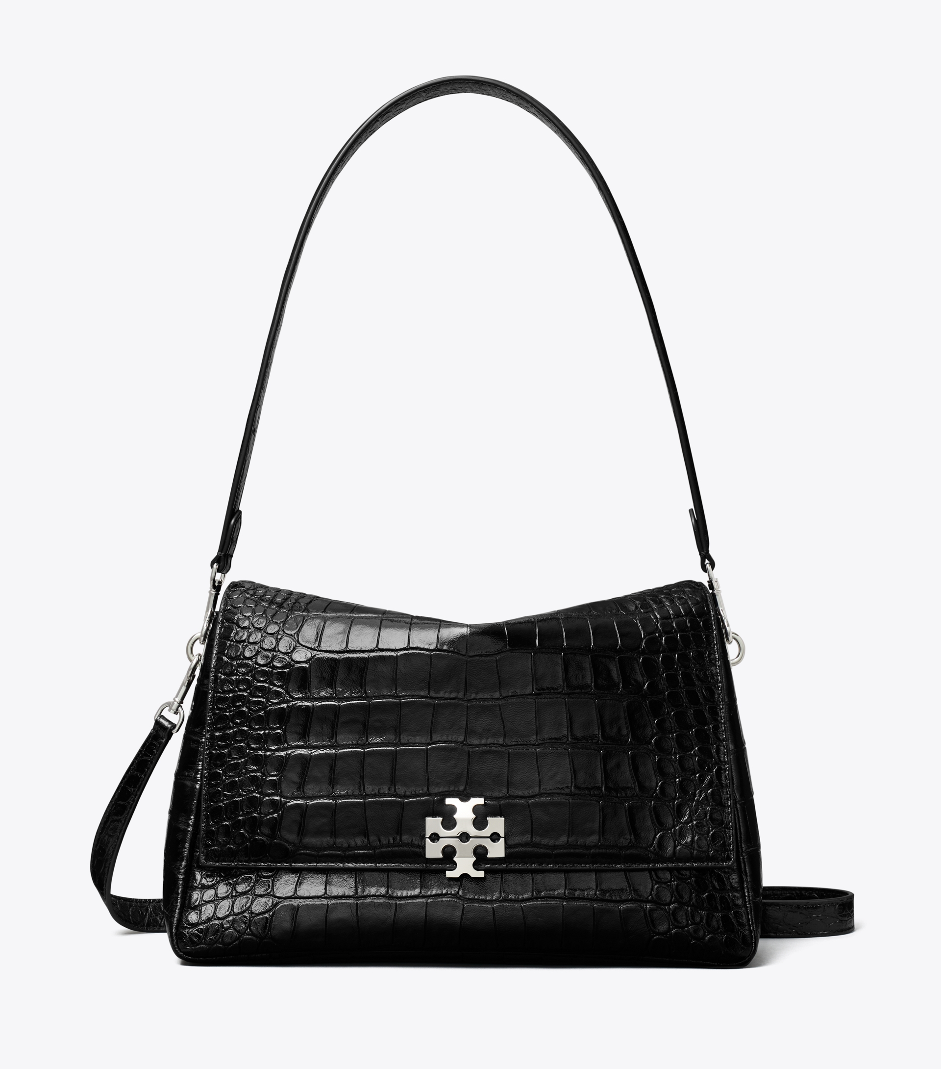 Charlie Croc-Embossed Shoulder Bag image number 0