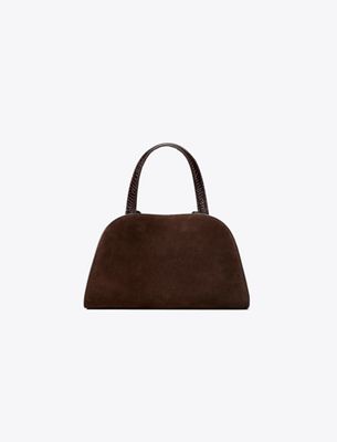 Small Romy Suede Bauletto