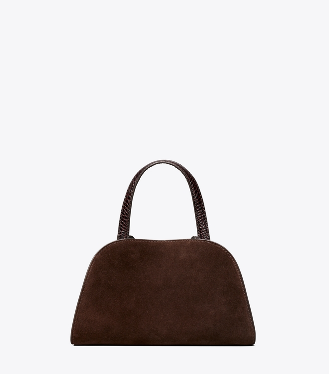 Small Romy Suede Bauletto