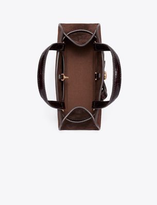 Small Romy Suede Bauletto