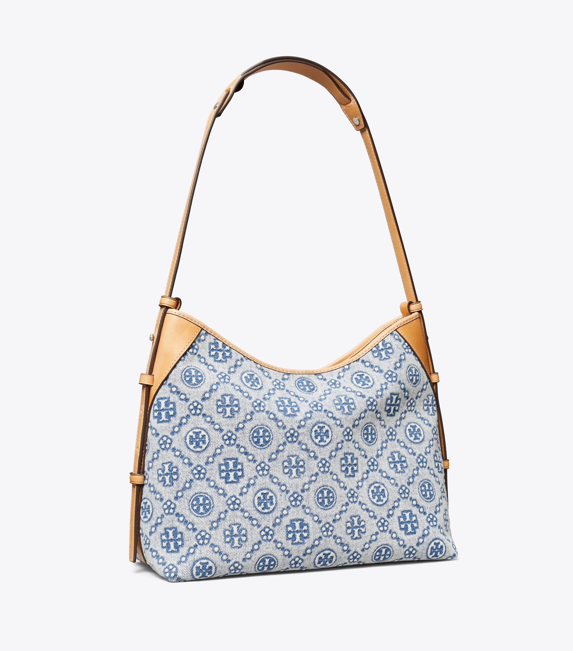 T Monogram Denim Messenger Bag image number 2