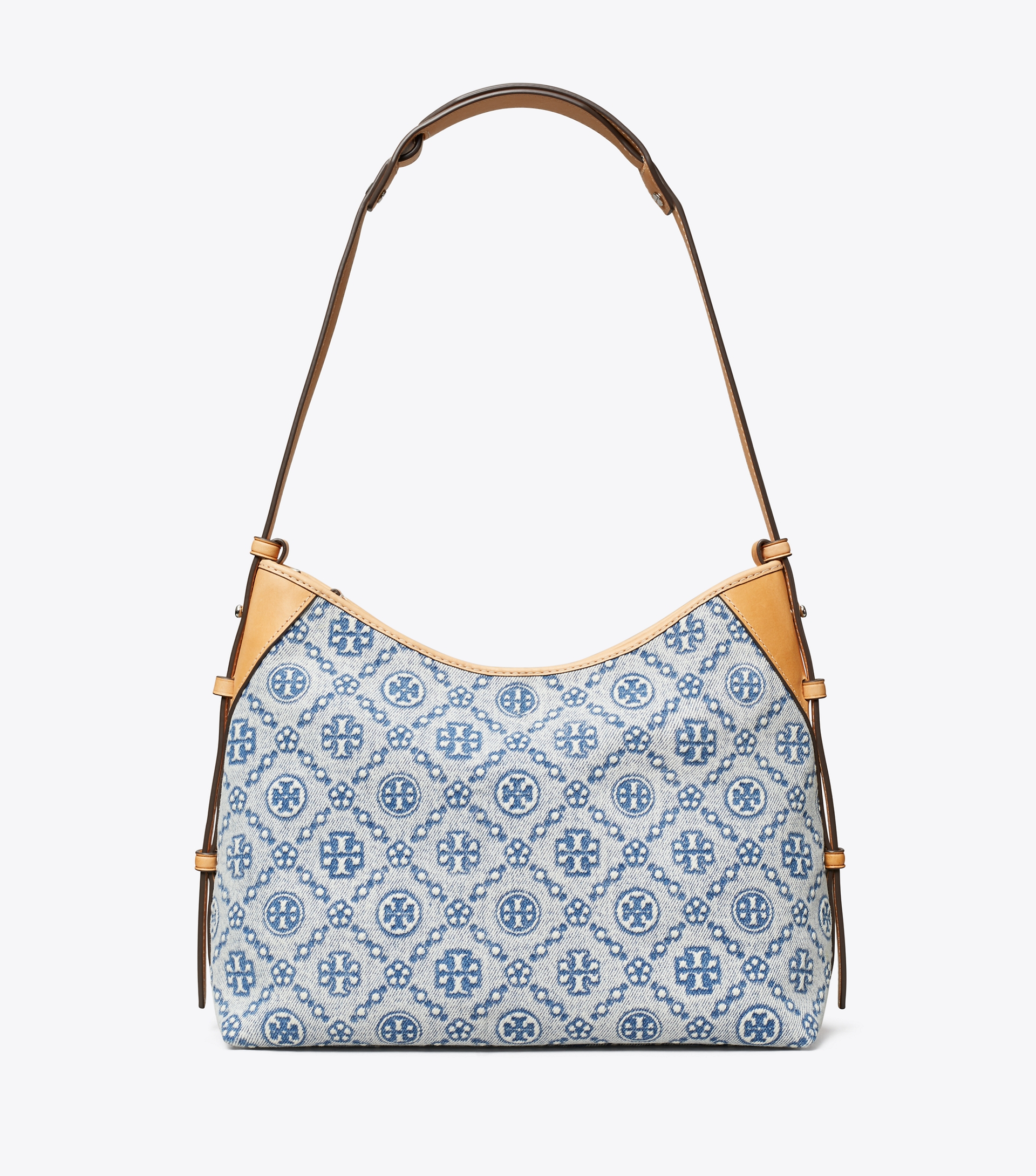 T Monogram Denim Messenger Bag image number 0