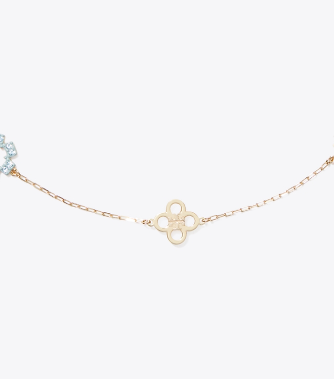 Forget Me Not Pav&eacute; Necklace