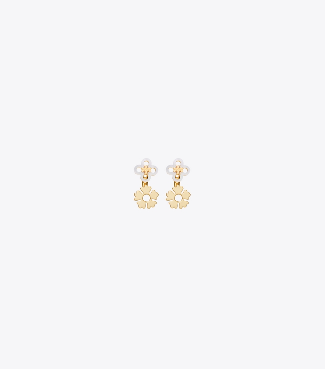 Forget Me Not Front Back Earrings