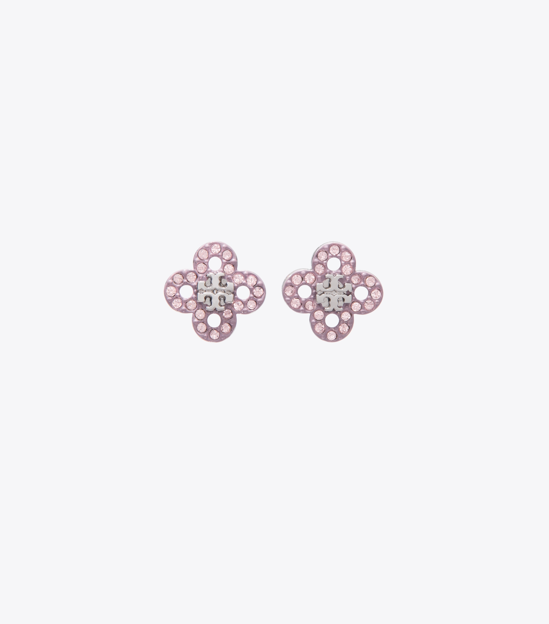 Forget Me Not Clover Stud Earrings image number 0