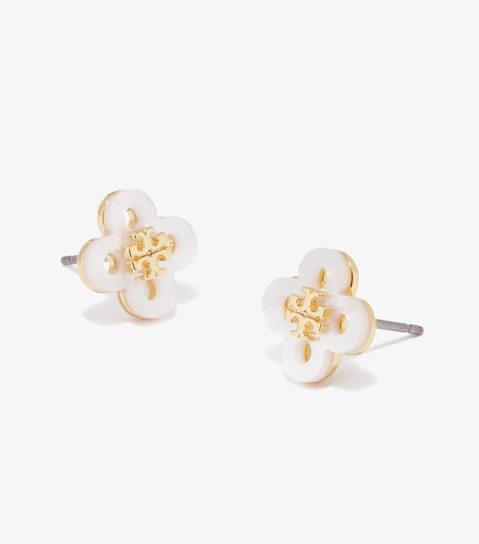 Forget Me Not Clover Stud Earring image number 2