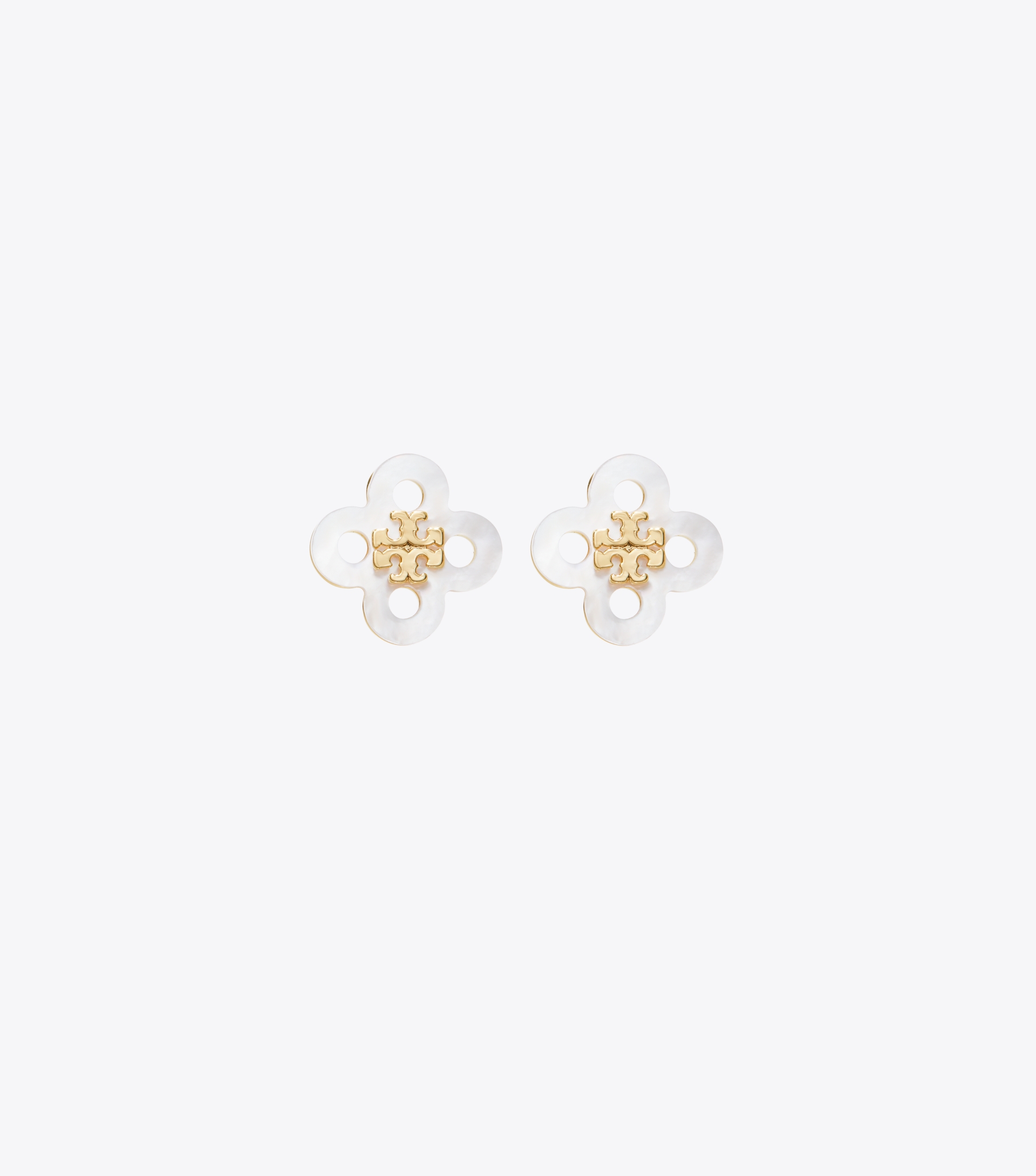 Forget Me Not Clover Stud Earring image number 0