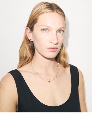  Moondance Logo and Pearl Stud Earrings