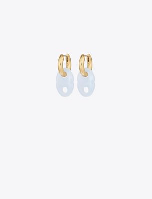  Gemini Link Small Hoop Earrings