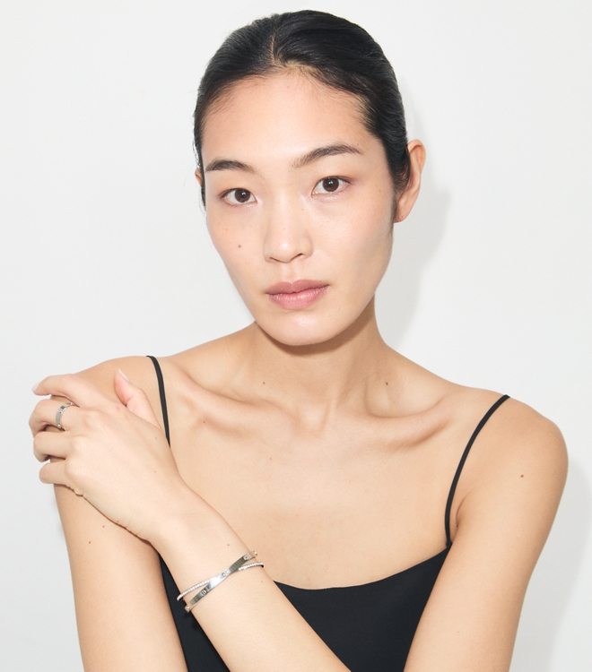 Icon Pav&eacute; Double Bracelet