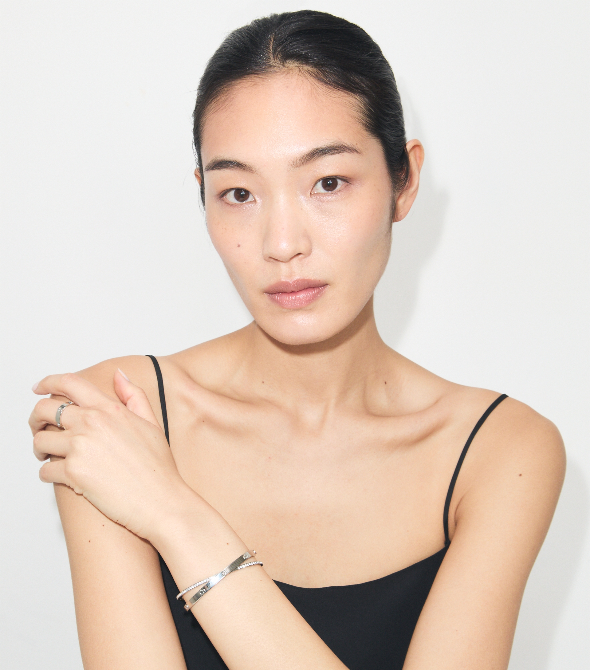 Icon Pav&eacute; Double Bracelet image number 1
