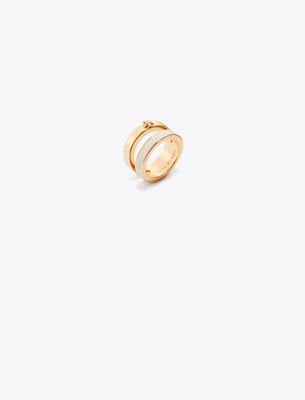  Icon Enamel Double Ring