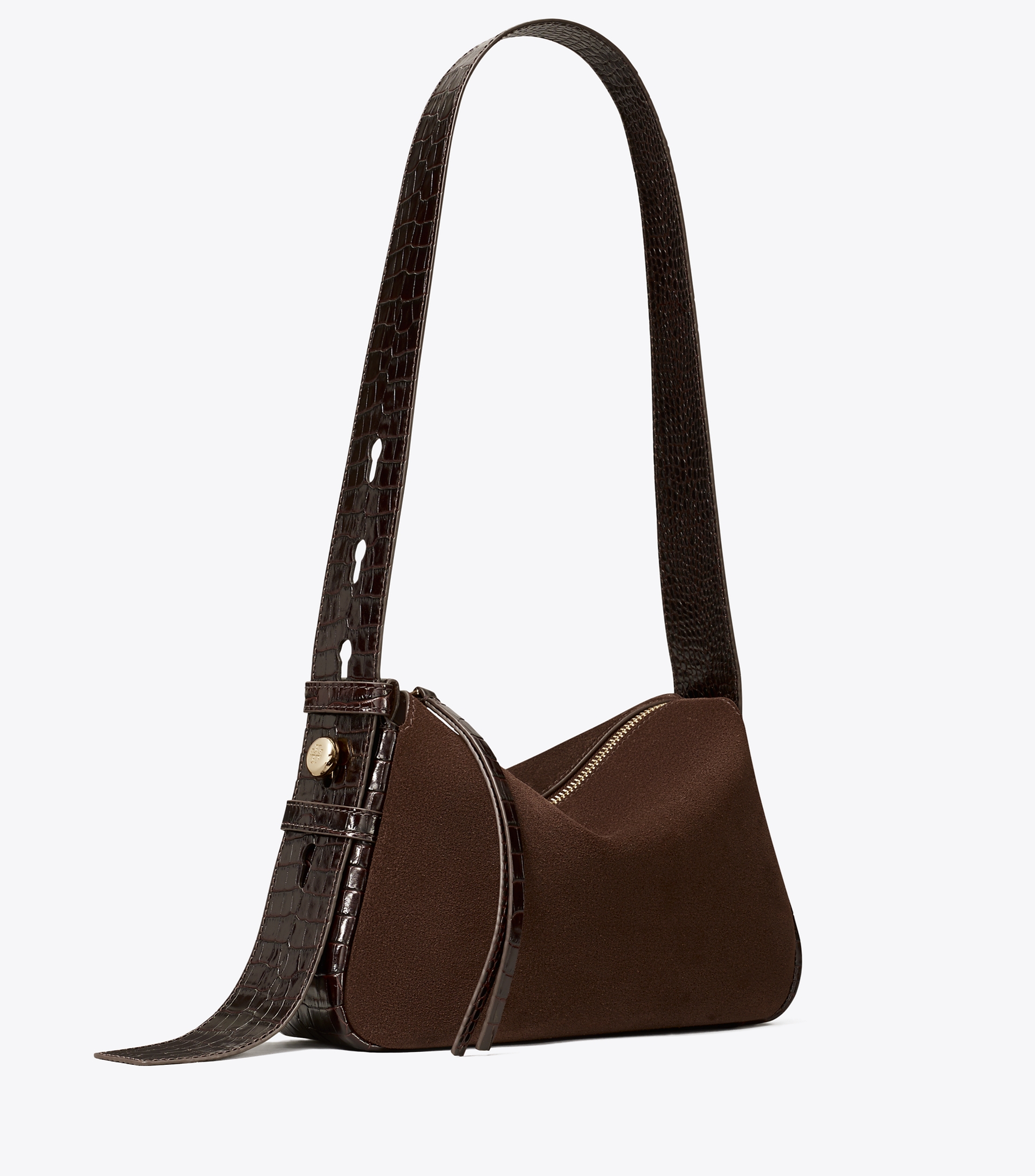 Small Romy Suede Shoulder Bag image number 2